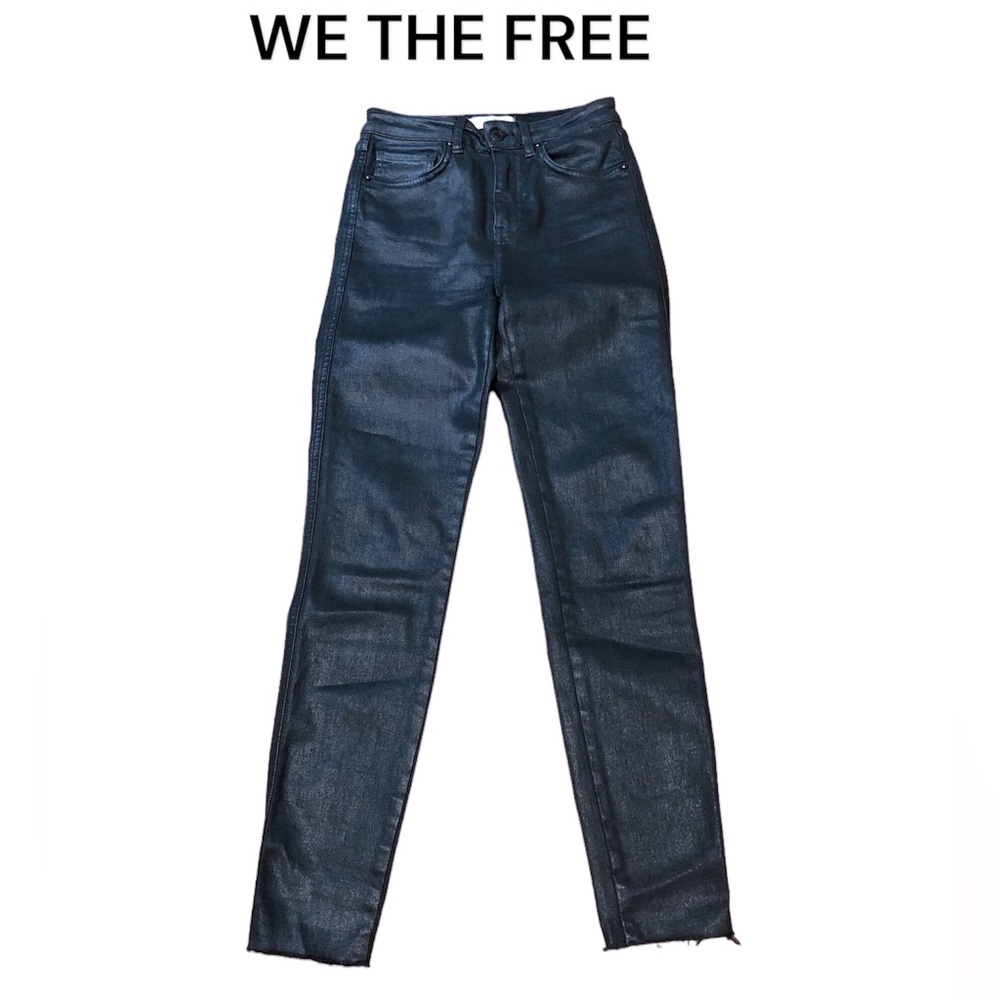 WE THE FREE faux leather jeans
